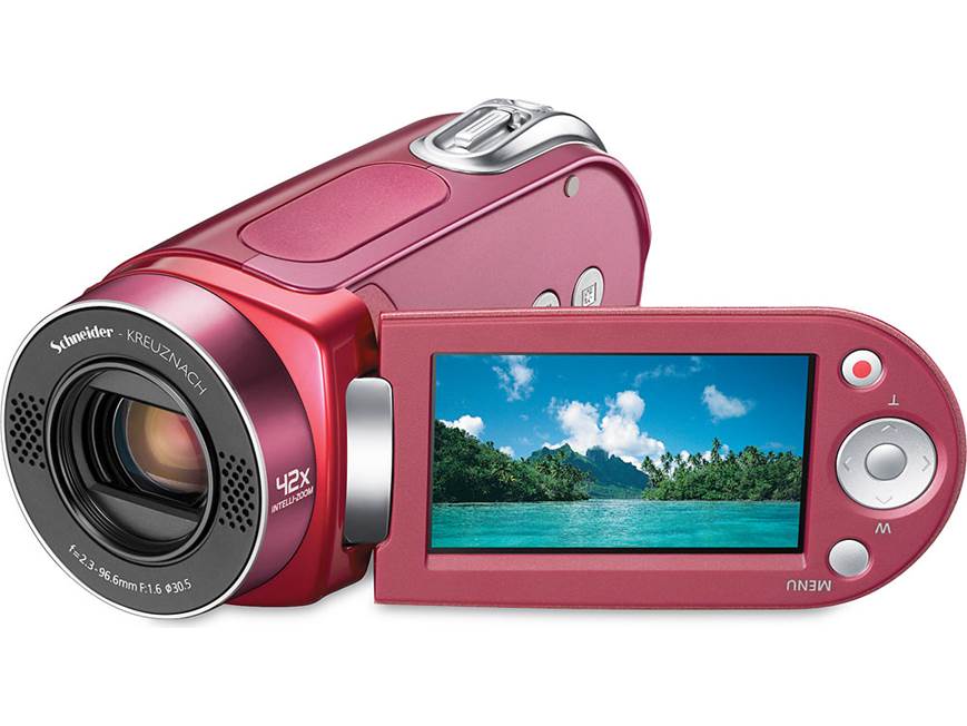 Samsung SMX-F34 (Red) 16GB flash memory/SD™ memory card camcorder