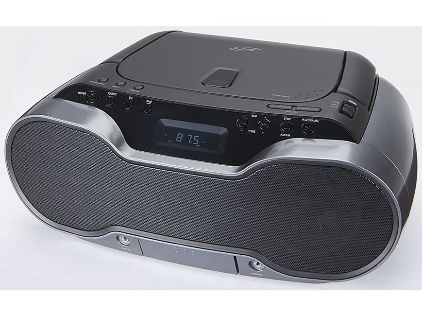コンポ　CD iPod iLive IB319 CD/radio boombox with iPod® dock at Crutchfield