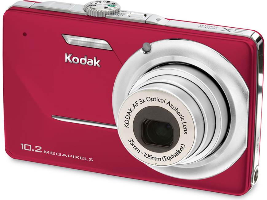 Kodak EasyShare M340 (Red) 10.2-megapixel digital camera with 3X