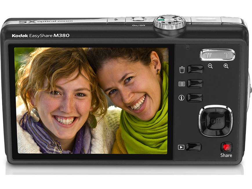 Kodak EasyShare M380 (Teal) 10.2-megapixel digital camera with 5X