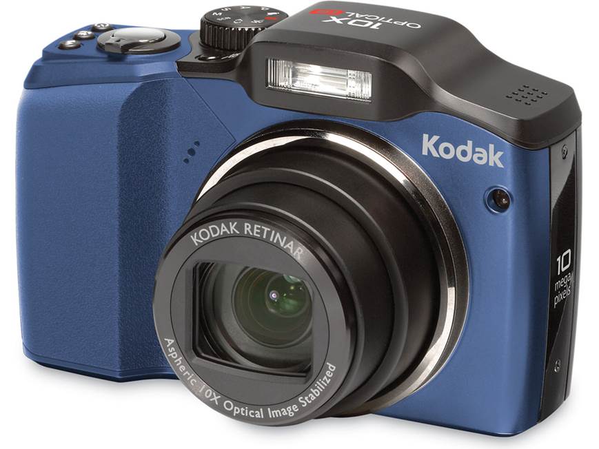 Kodak Z915 IS (Blue) 10-megapixel digital camera with 10X optical