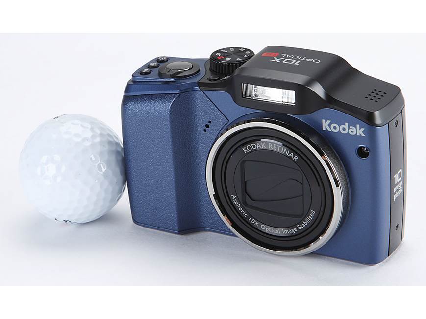 Kodak Z915 IS (Blue) 10-megapixel digital camera with 10X optical