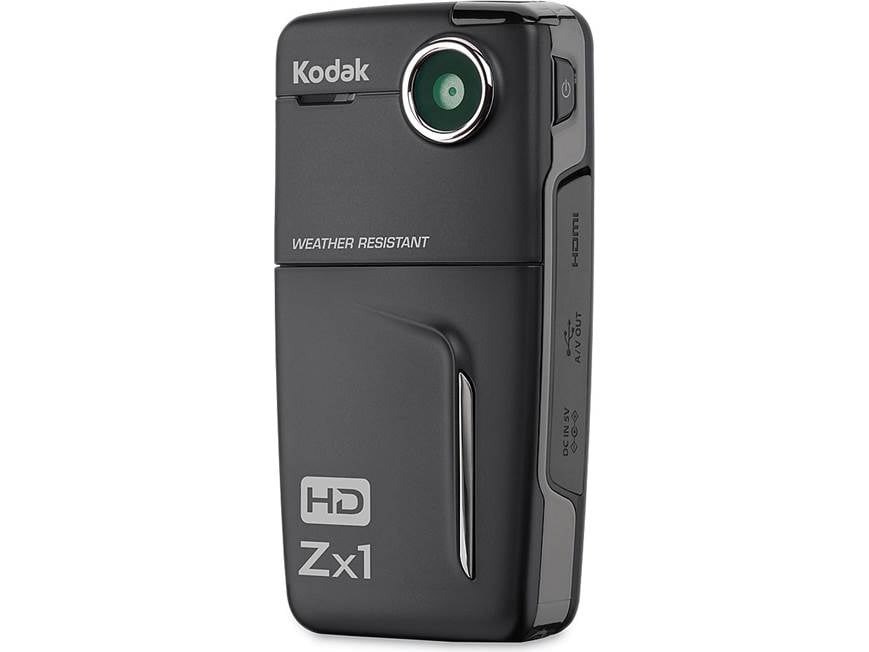 Kodak Zx1 (Black) High-definition SD™ memory card pocket video