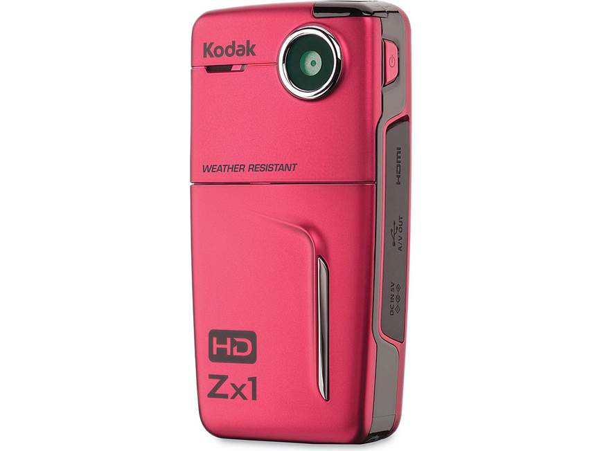 Kodak Zx1 (Black) High-definition SD™ memory card pocket video