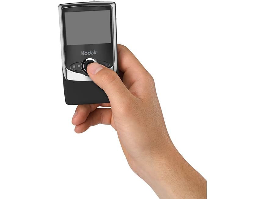 Kodak Zi6 (Black) HD pocket video camera (Black) at Crutchfield