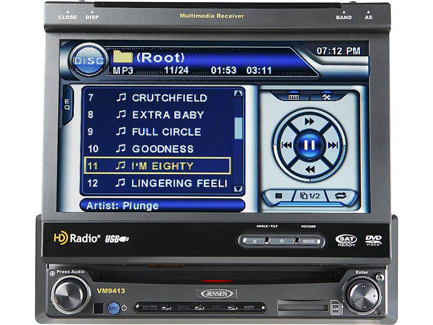 Jensen VM9413 DVD receiver at Crutchfield