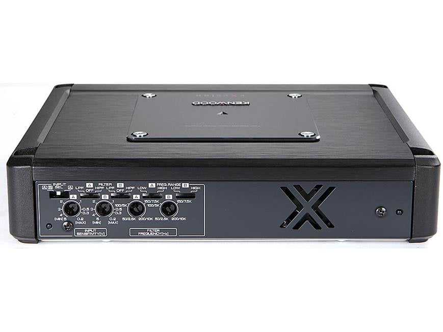 Kenwood Excelon XR-4S 4-channel car amplifier — 120 watts RMS x 4