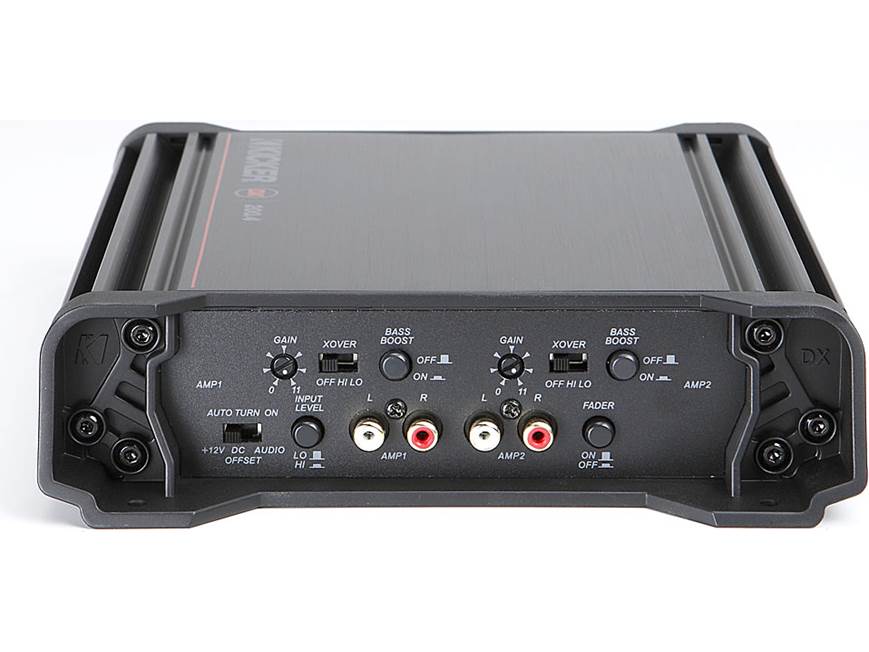 カーオーディオ KICKER DX 200.4 Image Dynamics IDQ-12 Kicker 08DX200.4 4-channel car amplifier — 25 watts RMS x 4 at