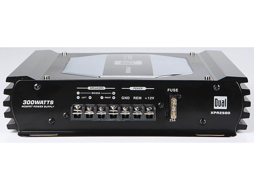 Dual XPA2500 2-channel car amplifier — 50 watts RMS x 2 at Crutchfield