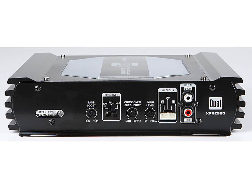 Dual XPA2500 2-channel car amplifier — 50 watts RMS x 2 at Crutchfield