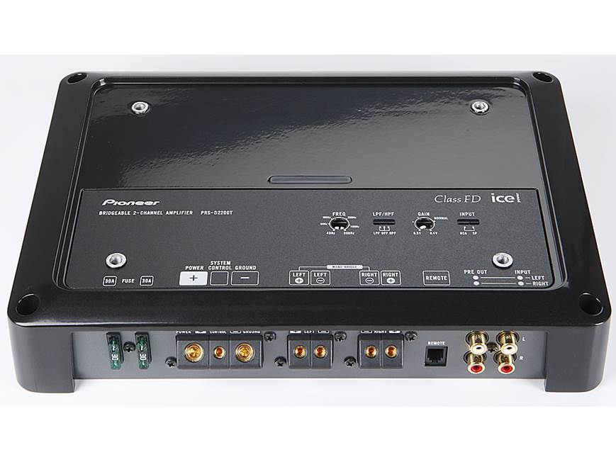 Pioneer Premier PRS-D2200T 2-channel car amplifier — 150 watts RMS