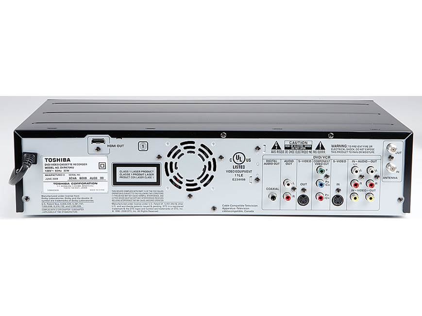 Toshiba DVR670 DVD recorder/HiFi VCR combo with built-in digital