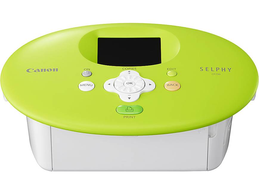 Canon Selphy™ CP790 Compact photo printer with storage bucket at 