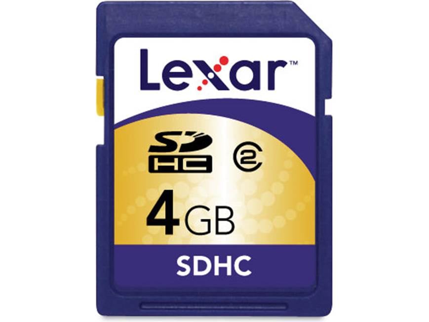Lexar SDHC Memory Card (4GB) Speed Class 2 (4GB) at Crutchfield
