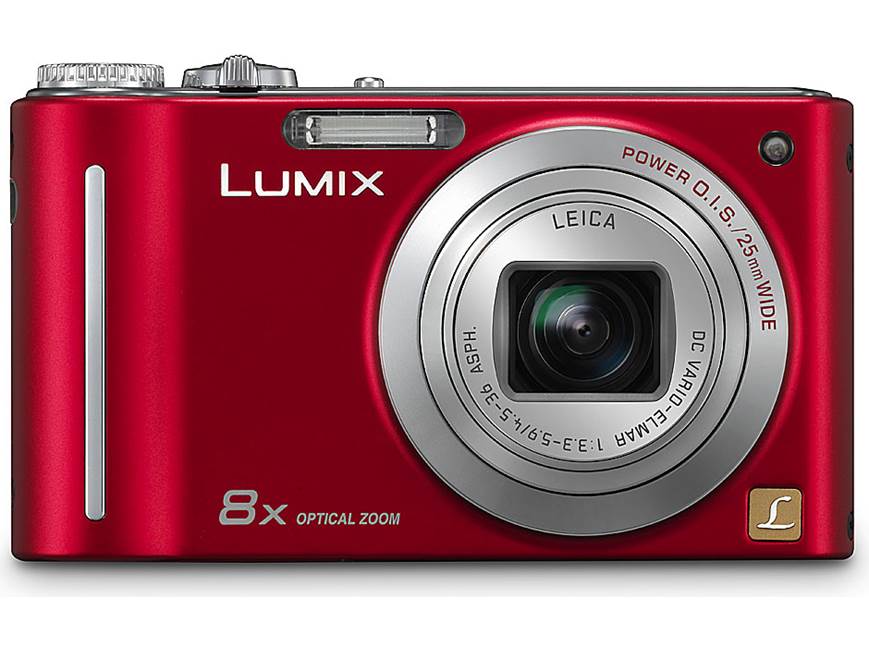 Panasonic Lumix DMC-ZR1 (Red) 12.1-megapixel digital camera with