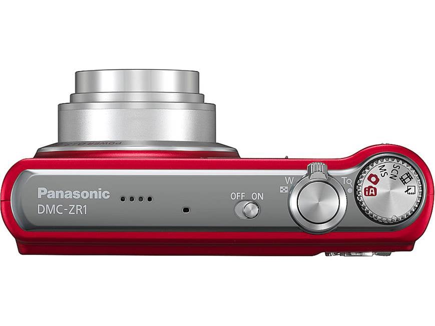 Panasonic Lumix DMC-ZR1 (Red) 12.1-megapixel digital camera with