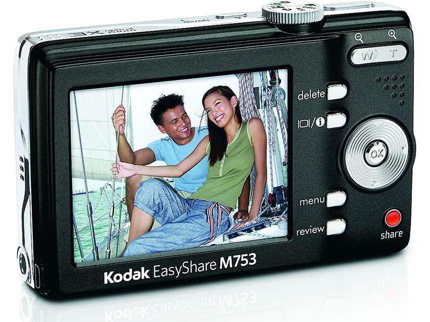 Kodak M753 7-megapixel digital camera with 3X optical zoom at