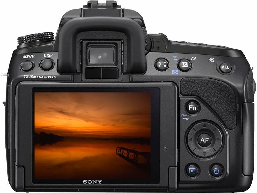 Sony Alpha DSLR-A500 Kit 12.3-megapixel digital SLR camera with 18