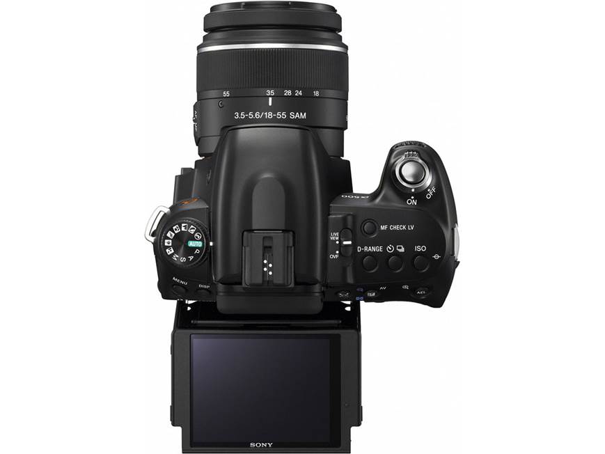 Sony Alpha DSLR-A500 Kit 12.3-megapixel digital SLR camera with 18