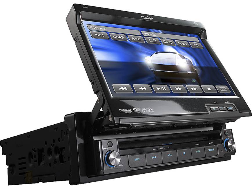 Clarion VZ409 DVD receiver at Crutchfield