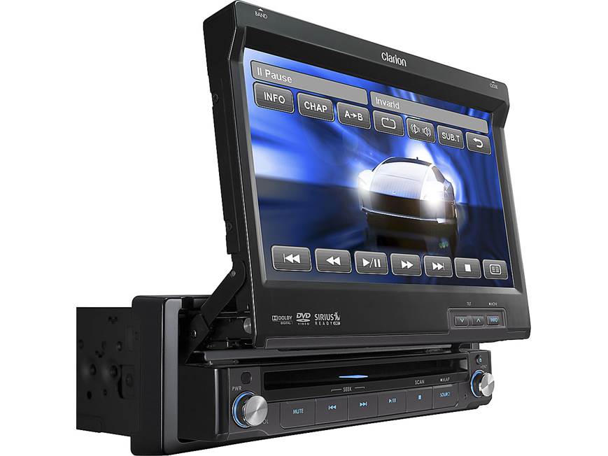 Clarion VZ409 DVD receiver at Crutchfield