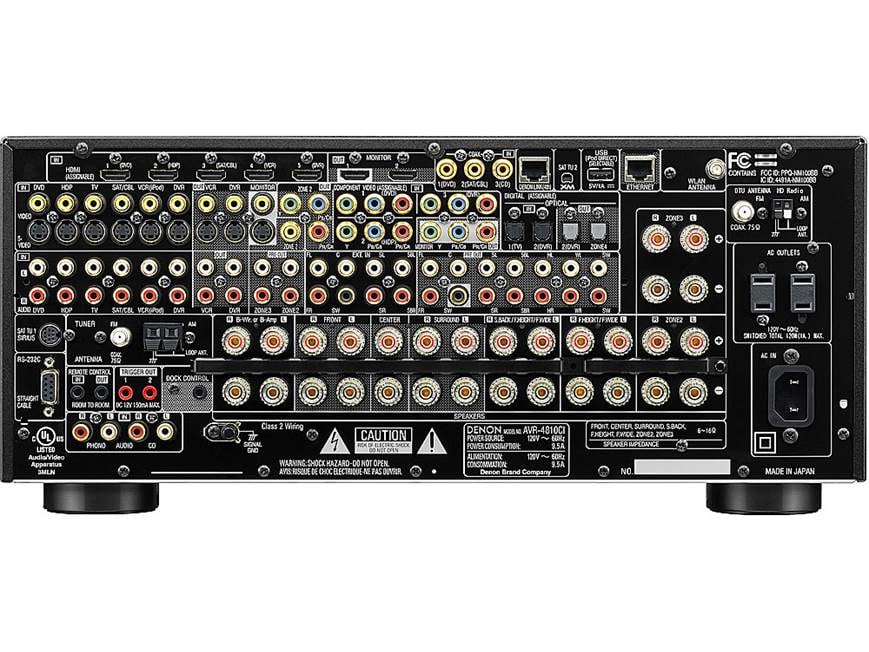 Denon AVR-4810CI Home theater receiver with built-in Wi-Fi® at