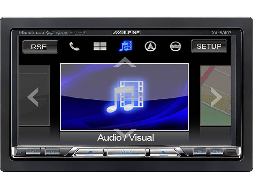 Alpine iXA-W407 Digital media receiver at Crutchfield