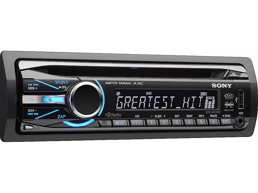 Sony CDX-GT540UI CD receiver at Crutchfield