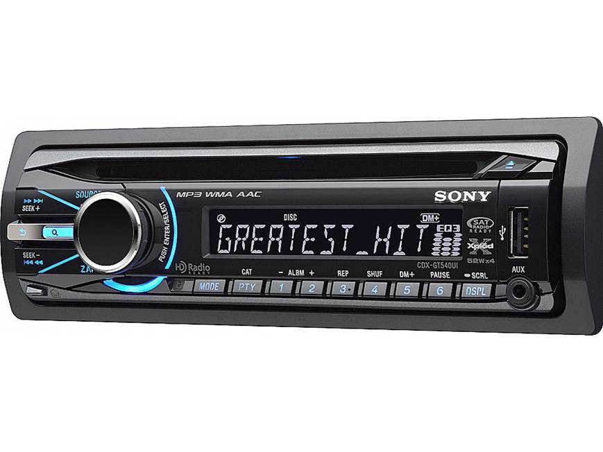 Sony CDX-GT540UI CD receiver at Crutchfield