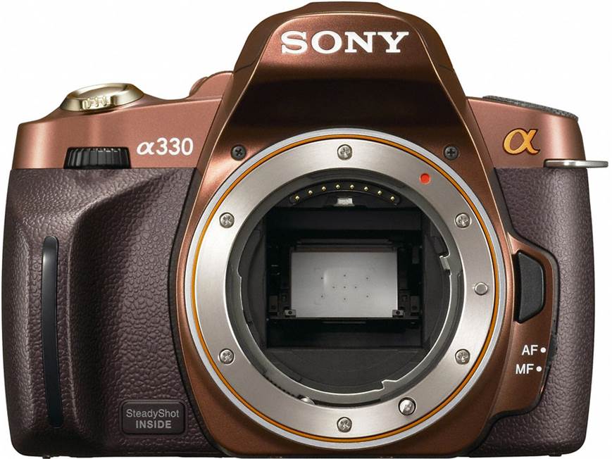 Sony Alpha DSLR-A330 Kit (Brown) 10.2-megapixel digital SLR camera