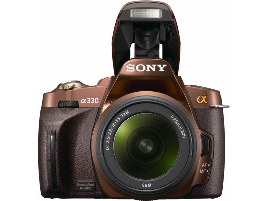 Sony Alpha DSLR-A330 Kit (Brown) 10.2-megapixel digital SLR camera