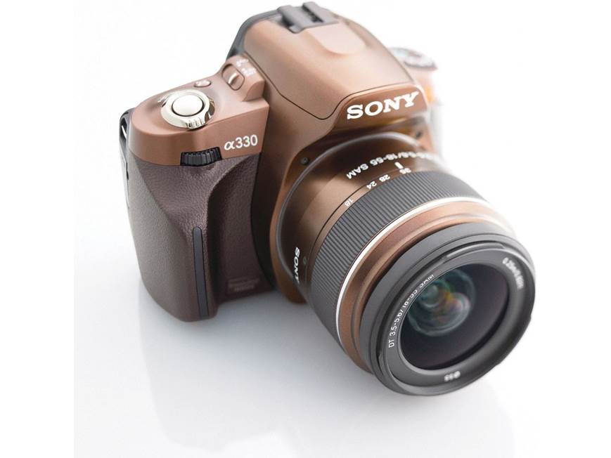 Sony Alpha DSLR-A330 Kit (Brown) 10.2-megapixel digital SLR camera