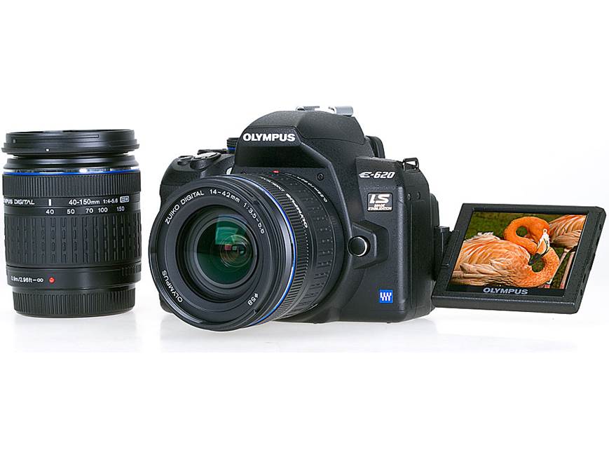 Olympus E-620 Two-lens Kit 12.3-megapixel digital SLR camera with