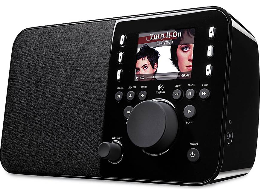 Logitech® Squeezebox™ Radio (Black) Plays music from the Internet