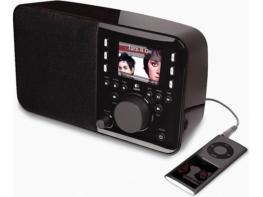 Logitech® Squeezebox™ Radio (Black) Plays music from the Internet