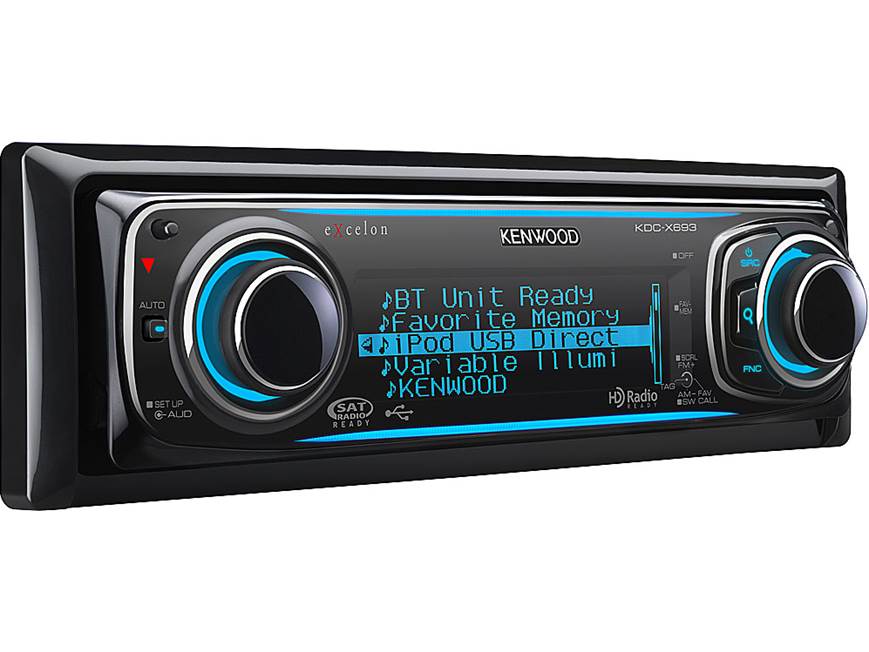 Kenwood Excelon KDC-X693 CD receiver (Factory Refurbished) at
