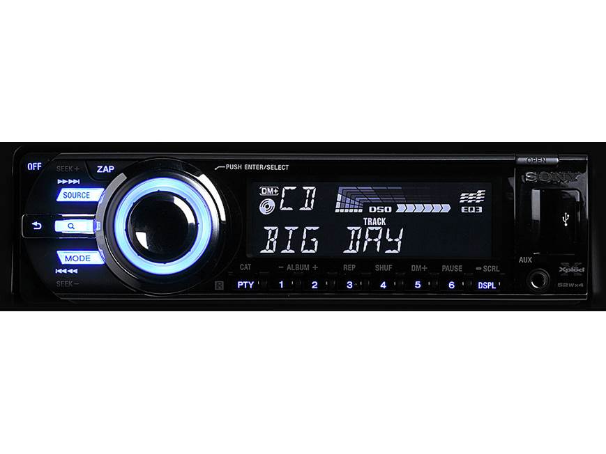 Sony Xplod CDX-GT640UI CD receiver at Crutchfield