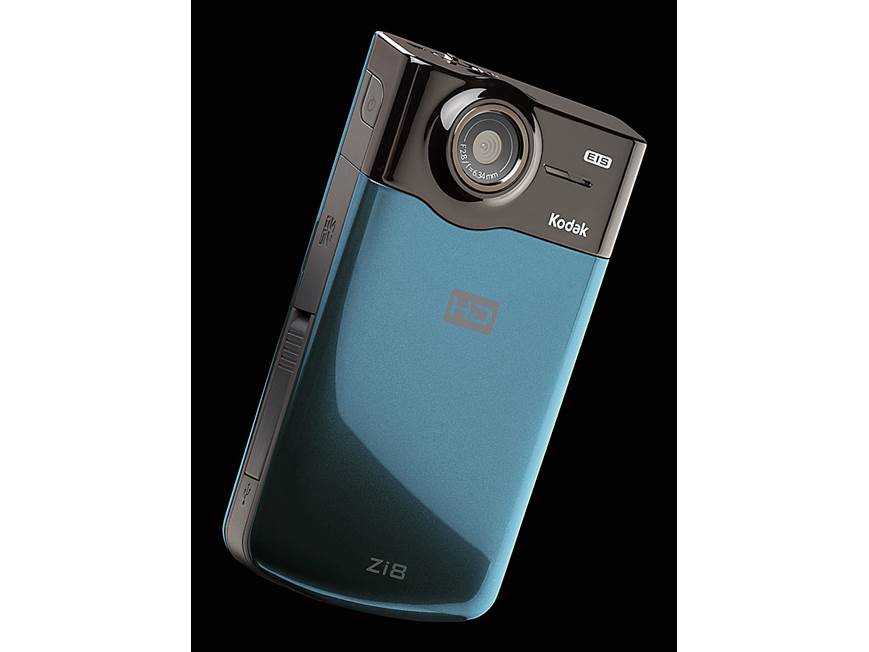 Kodak Zi8 (Aqua) HD pocket video camera (Aqua) at Crutchfield