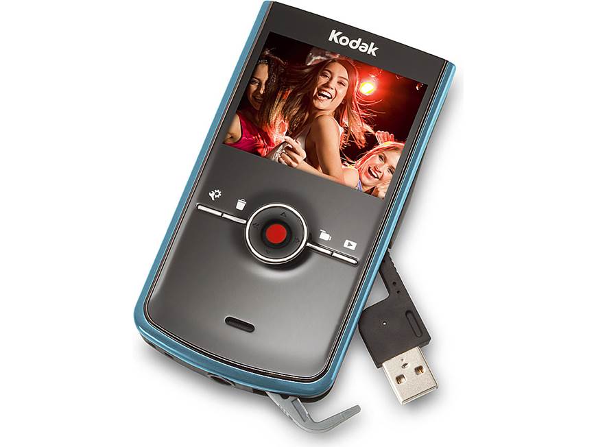 Kodak Zi8 (Aqua) HD pocket video camera (Aqua) at Crutchfield