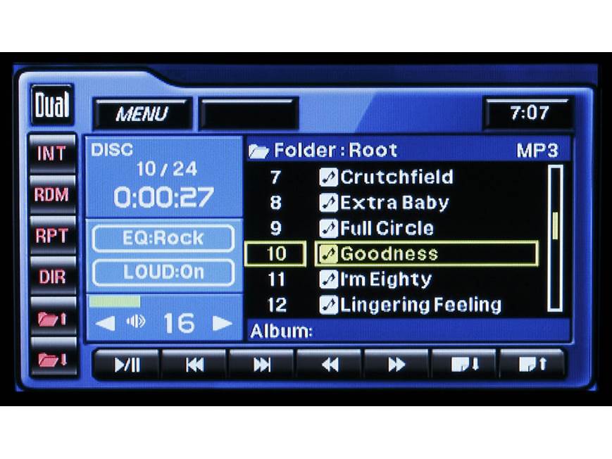 DTM・DAW duet Dual XDVD9101 DVD receiver at Crutchfield