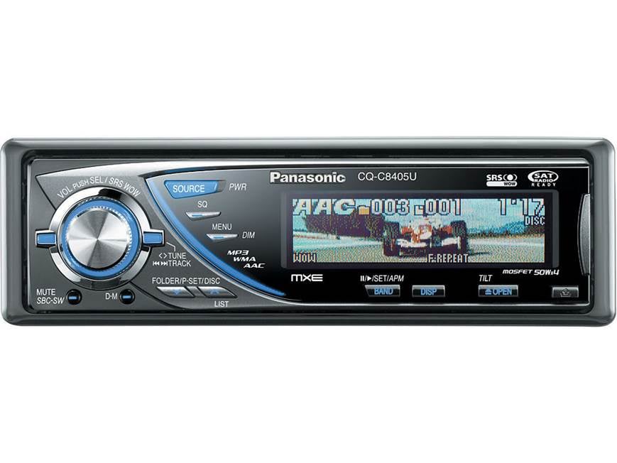Panasonic CQ-C8405U CD receiver at Crutchfield
