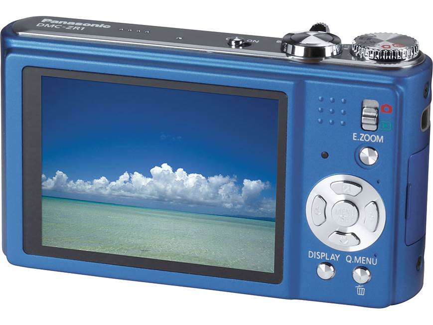 Panasonic Lumix DMC-ZR1 (Blue) 12.1-megapixel digital camera with