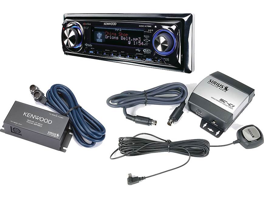 Kenwood Excelon KDC-X792 Satellite Radio Package Includes KDC-X792