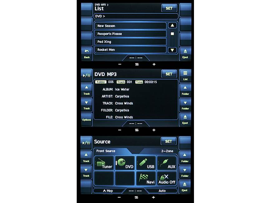 Clarion NX509 Navigation receiver at Crutchfield
