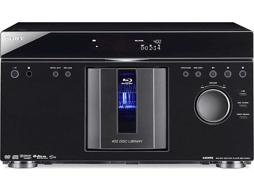 Sony BDP-CX960 Blu-ray Disc™ mega-changer at Crutchfield