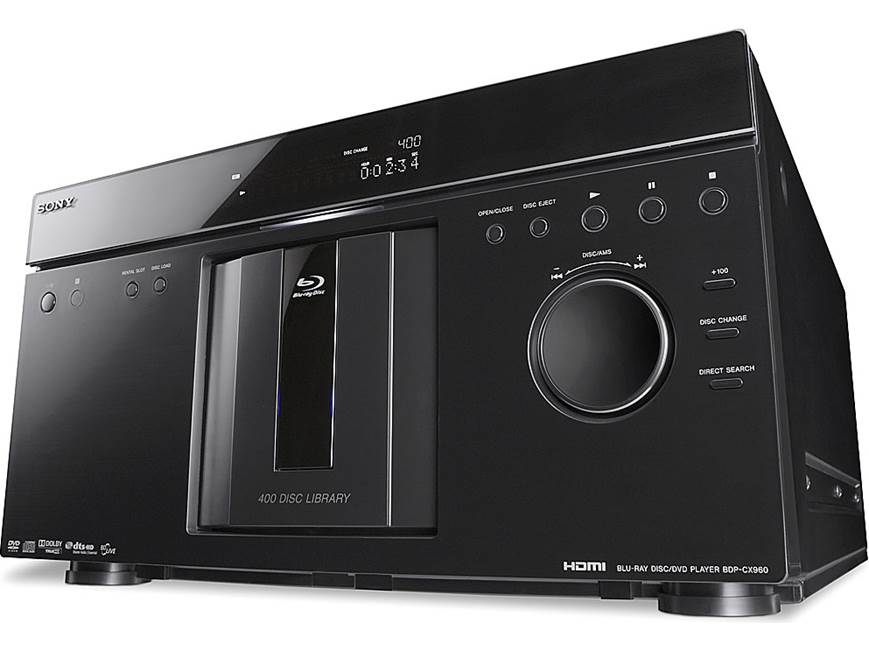 Sony BDP-CX960 Blu-ray Disc™ mega-changer at Crutchfield
