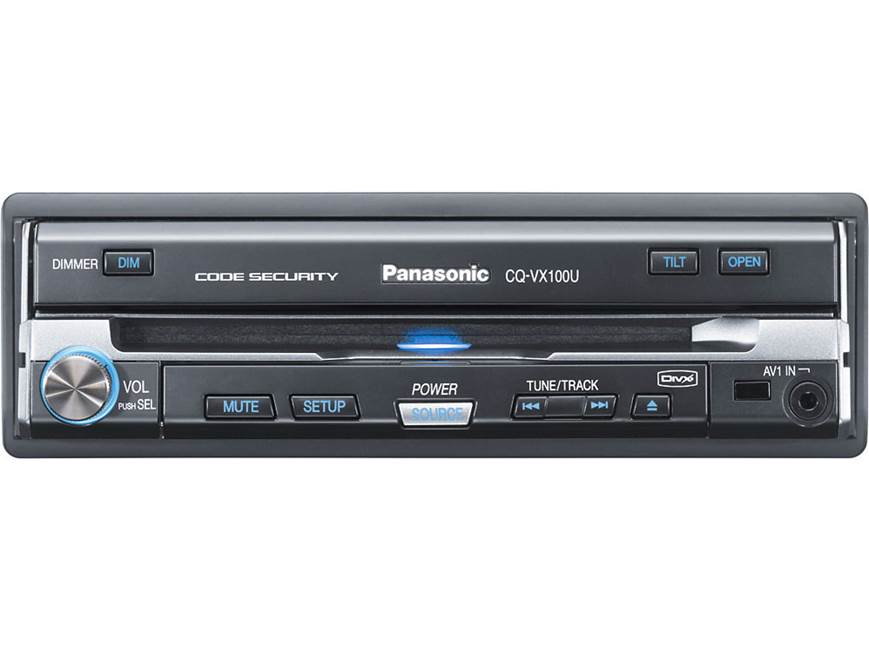 Panasonic CQ-VX100U Satellite Radio Package Includes CQ-VX100U DVD