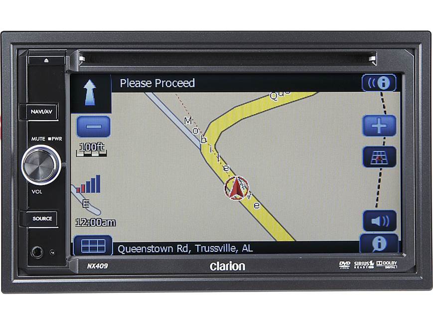 clarion nx809 中古 Clarion NX409 Navigation receiver at Crutchfield