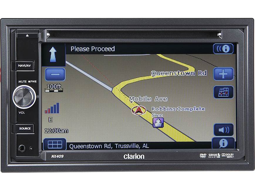 Clarion NX409 Navigation receiver at Crutchfield