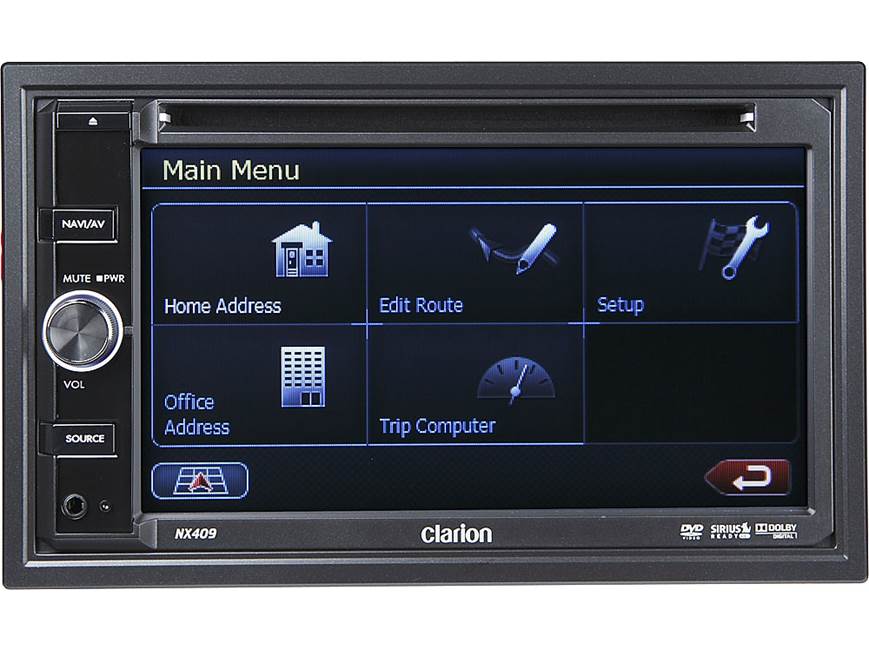 Clarion NX409 Navigation receiver at Crutchfield